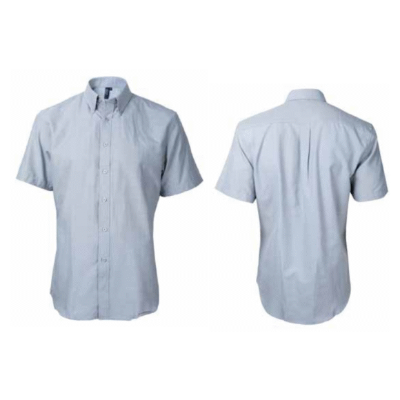 CAMISA OXFORD M/CORTA BOLSILLO SUELTO