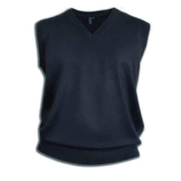 SWEATER CUELLO V SIN MANGAS UNISEX