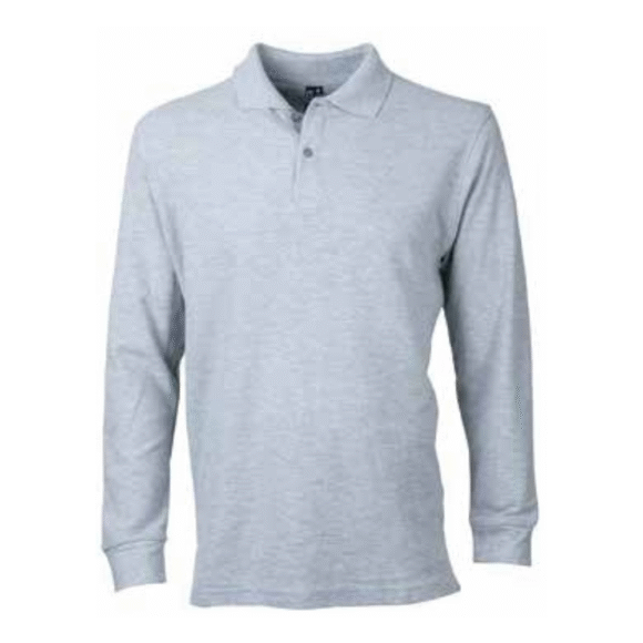 POLERA PIQUE 80/20 M/LARGA HOMBRE