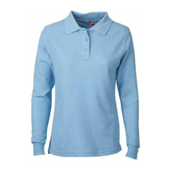 POLERA PIQUE 80/20 M/LARGA MUJER