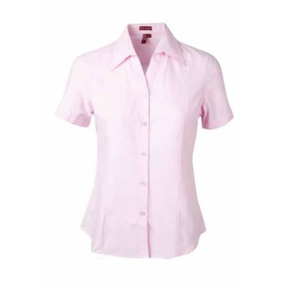 BLUSA OXFORD M/CORTA SIN BOLSILLO