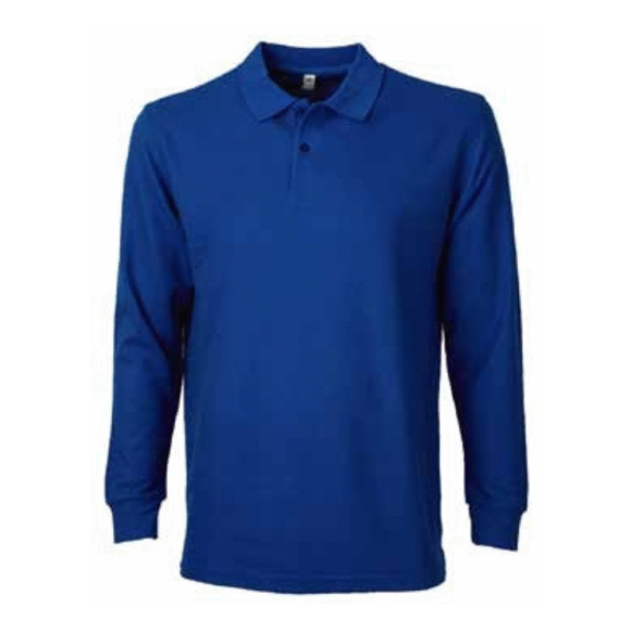 POLERA PIQUE 60/40 M/LARGA HOMBRE