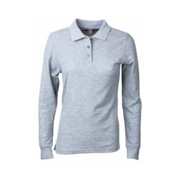 POLERA PIQUE 65/35 M/LARGA MUJER