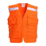 CHALECO GEOLOGO ALTA VISIBILIDAD MULTIBOLSILLOS, X EN ESPALDA - Imagen 4