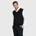 SWEATER CUELLO V SIN MANGAS UNISEX - Imagen 4