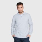 POLERA PIQUE 80/20 M/LARGA HOMBRE - Imagen 5