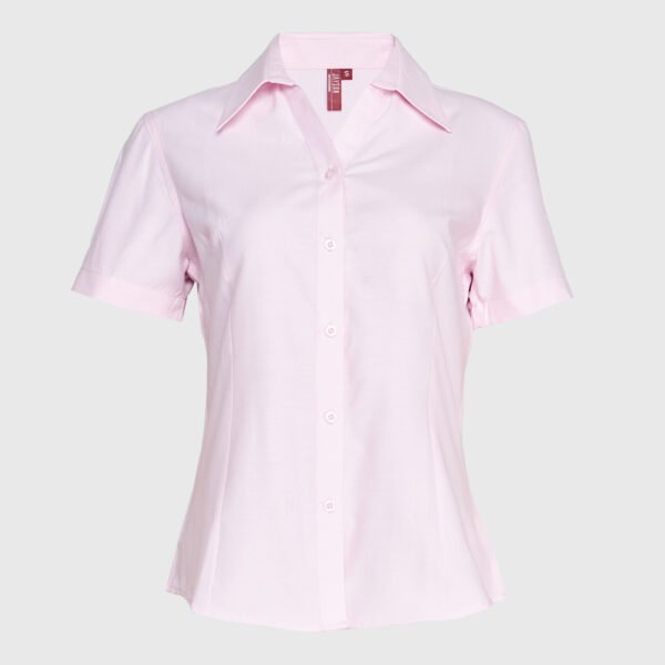 BLUSA OXFORD M/CORTA SIN BOLSILLO