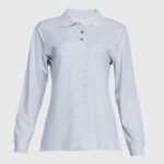 POLERA PIQUE 65/35 M/LARGA MUJER